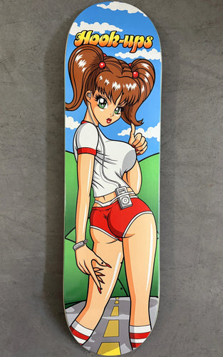 Hook Ups Skateboards Deck Hitchhiking Sakura- 8.25 X 32.25