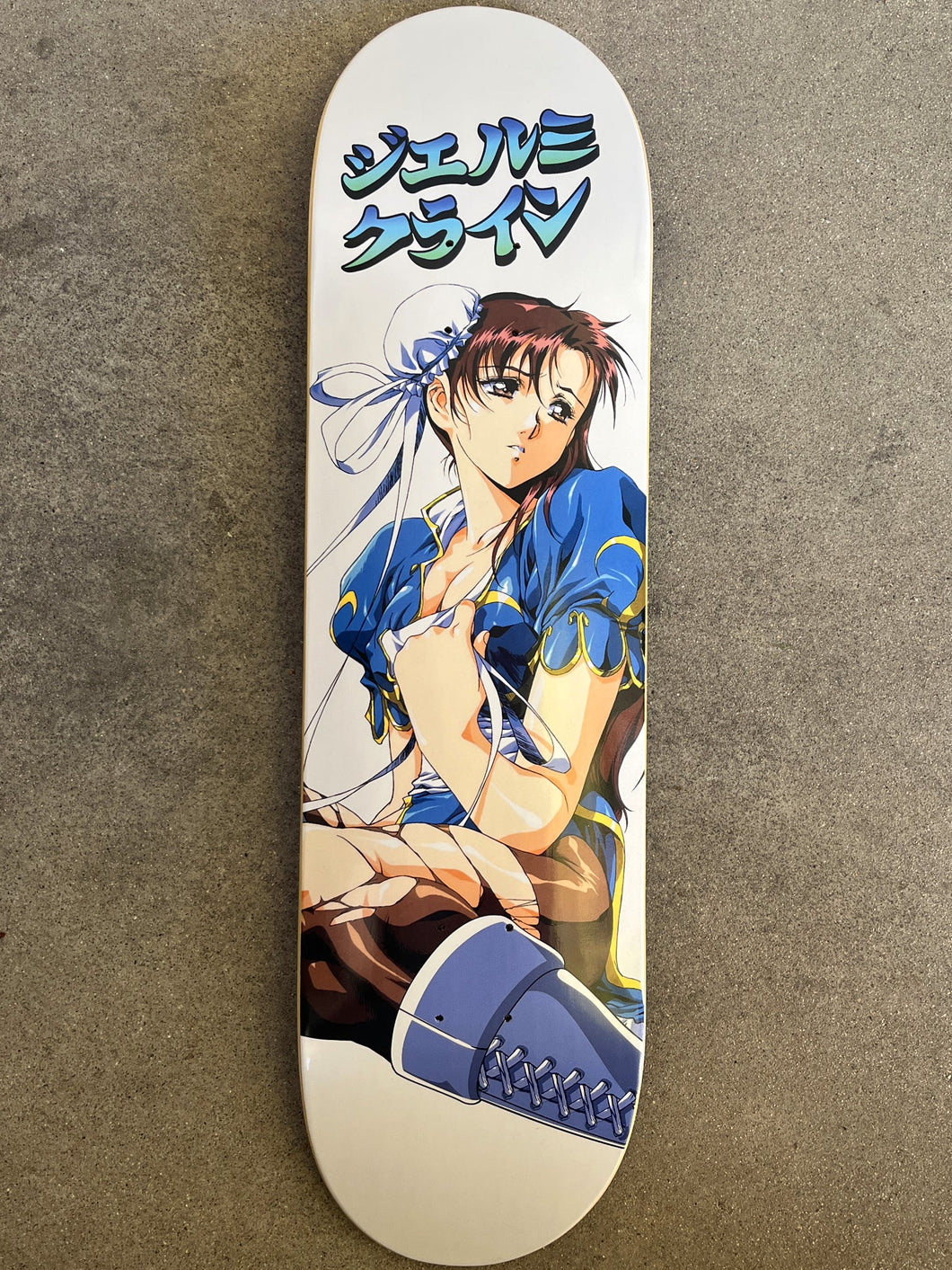 Hook Ups - JK Industries Chun Li 3 Skateboard Pearl white 8.5 X 32