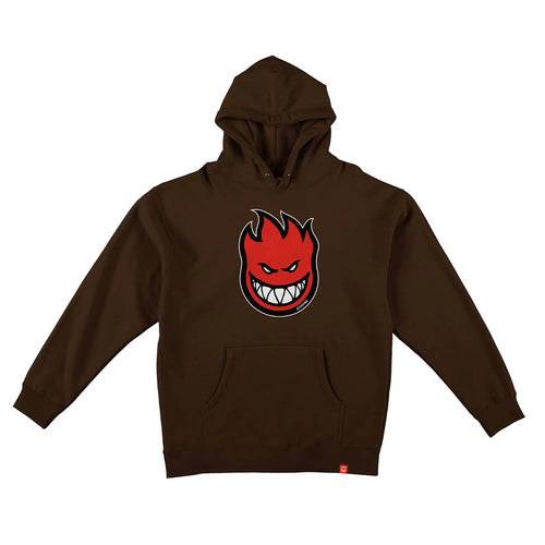 Spitfire Wheels Hoody Bighead Fill Pullover Brown/Red/Black