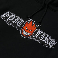 Load image into Gallery viewer, Spitfire Wheels Hoody Old E Drop Bighead Embroidered Pullover Black