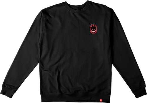 Spitfire Wheels Sweatshirt Lil Bighead Fill Crewneck Black/Red