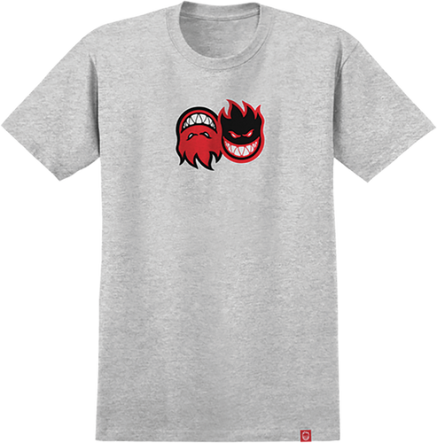 Spitfire Wheels Shirt Eternal Fill Heather Grey/Red/Black
