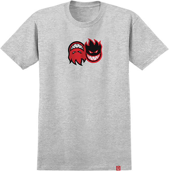 Spitfire Wheels Shirt Eternal Fill Heather Grey/Red/Black