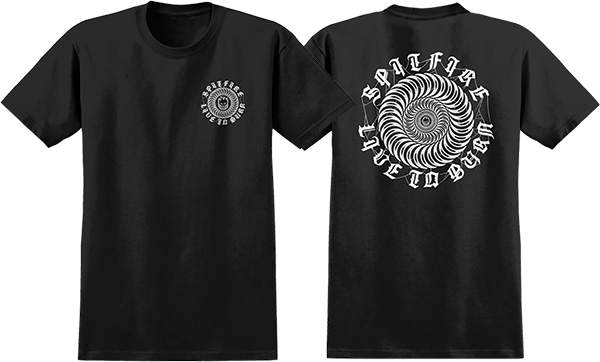 Spitfire Wheels Shirt Web Classic Black
