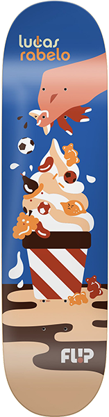 Flip Skateboards Lucas Rabelo Kaja Skateboard Deck - 8.1