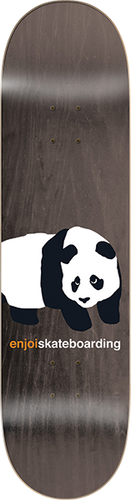 Enjoi Peekaboo Panda R7 Grey 8.0 - Skateboard Deck