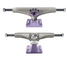 Load image into Gallery viewer, Thunder Skateboard Trucks Nora Pro Edition Campus Raw/Lavender 147 (8.0&quot;) Pair