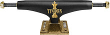Load image into Gallery viewer, Thunder Skateboard Trucks Tyshawn Endgame Black/Gold 149 5.75&quot; Hanger 8.5&quot; Axle (Set of 2)