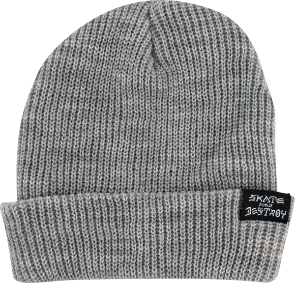 Thrasher Skate & Destroy/Skate Grey Beanie OSFA