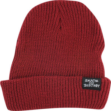 Thrasher Skate & Destroy/Skate Marron Beanie OSFA