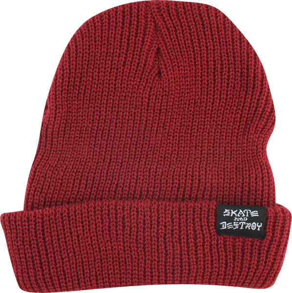 Thrasher Skate & Destroy/Skate Marron Beanie OSFA
