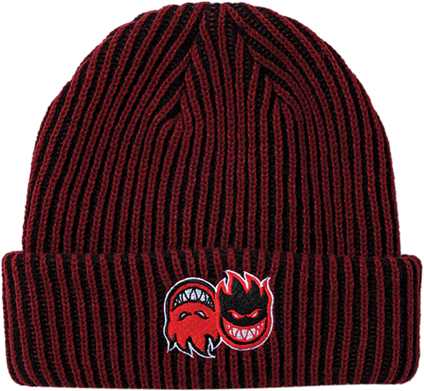 Spitfire Wheels Beanie Eternal Fill Cuff Dark Red/Black Red OSFA