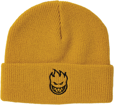 Spitfire Wheels Beanie Bighead Cuff Mustard OSFA