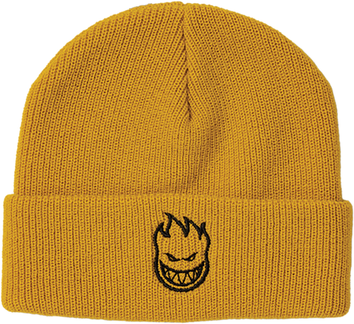 Spitfire Wheels Beanie Bighead Cuff Mustard OSFA