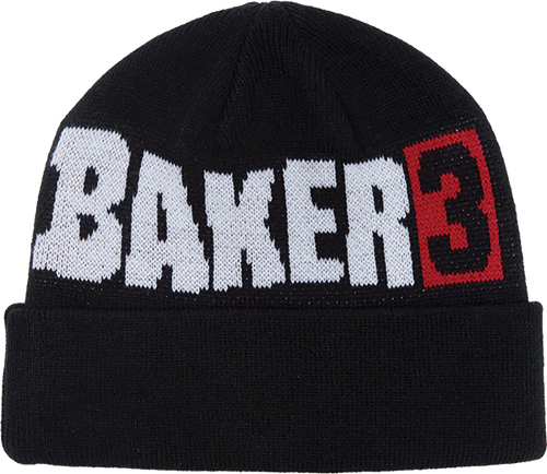 Baker Skateboards Baker 3 Beanie Black OSFA