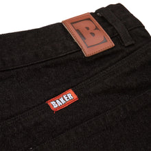 Load image into Gallery viewer, Baker Skateboards Pants Warner Black Denim