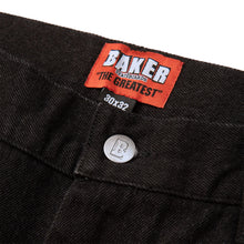 Load image into Gallery viewer, Baker Skateboards Pants Warner Black Denim