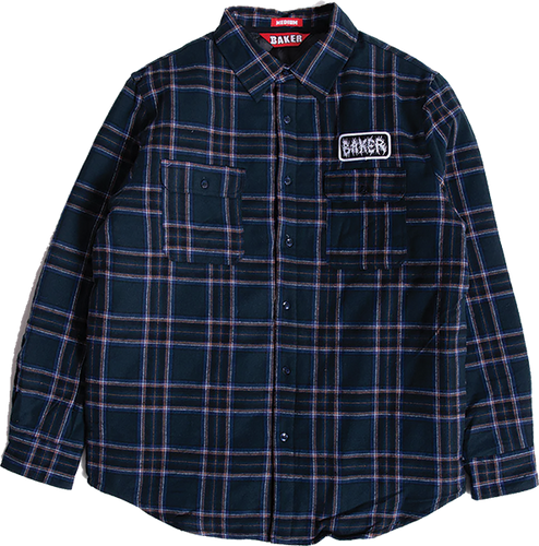 Baker Crust Flannel Jacket Blue Plaid