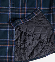 Load image into Gallery viewer, Baker Crust Flannel Jacket Blue Plaid