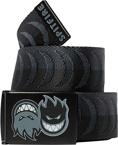 Spitfire Eternal Crescent Jaquard Web Belt Charcoal/Black