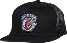 Load image into Gallery viewer, Spitfire Wheels Hat Burnout Snapback Black/White/Red