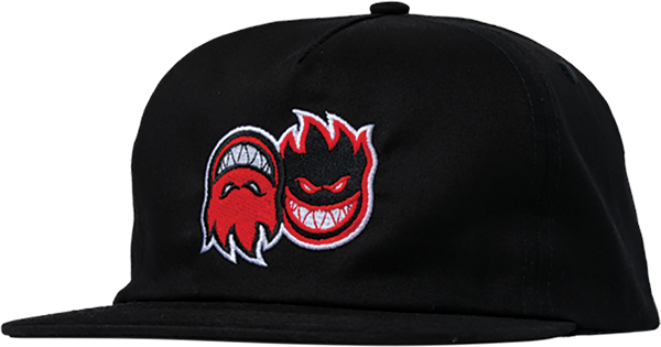 Spitfire Wheels Hat Eternal Fill Snapback Black Black