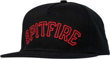 Load image into Gallery viewer, Spitfire Wheels Hat Spitball Snapback Black/Red Black