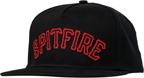 Spitfire Wheels Hat Spitball Snapback Black/Red Black