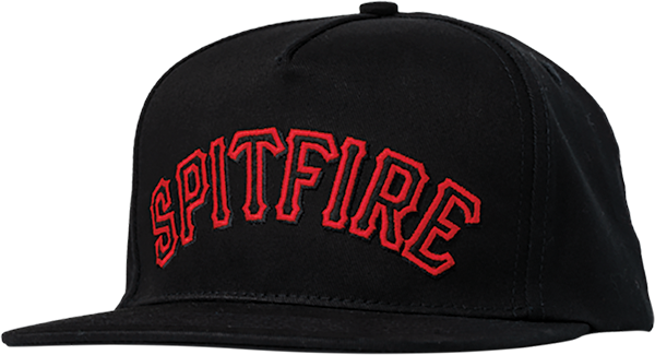 Spitfire Wheels Hat Spitball Snapback Black/Red Black