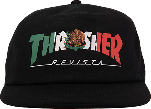 Thrasher Mexico Revista Snapback Black