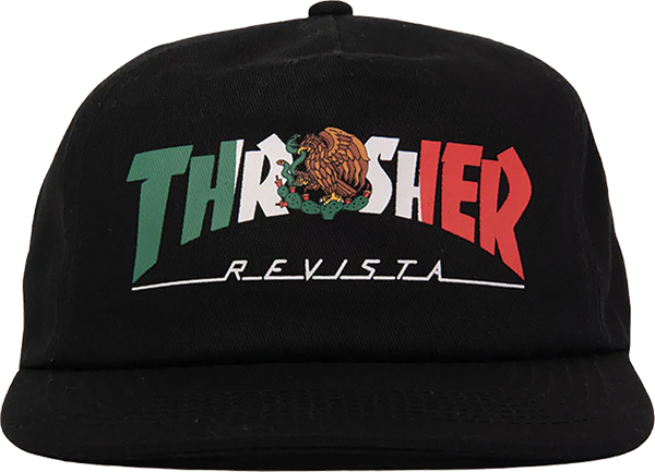Thrasher Mexico Revista Snapback Black