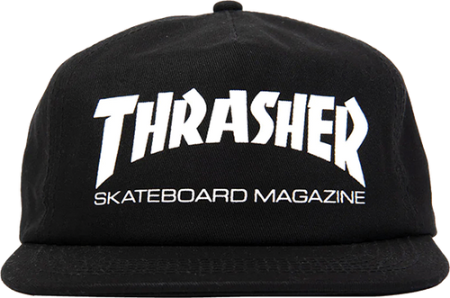 Thrasher Skate Mag Snapback Hat Black