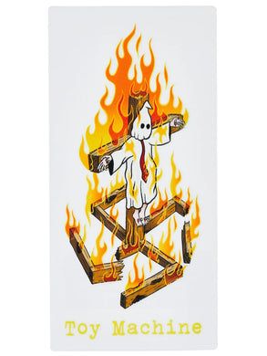 Toy Machine Charred Cross Sticker