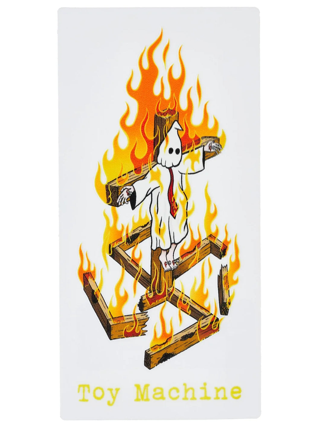 Toy Machine Charred Cross Sticker