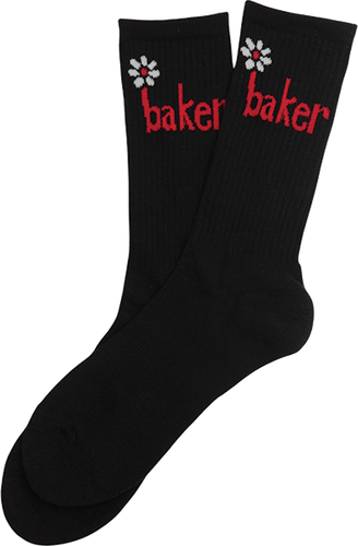 Baker Skateboards Daisy Socks Black OSFA