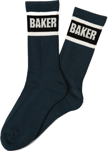Baker Skateboards Socks Stripe Navy OSFA