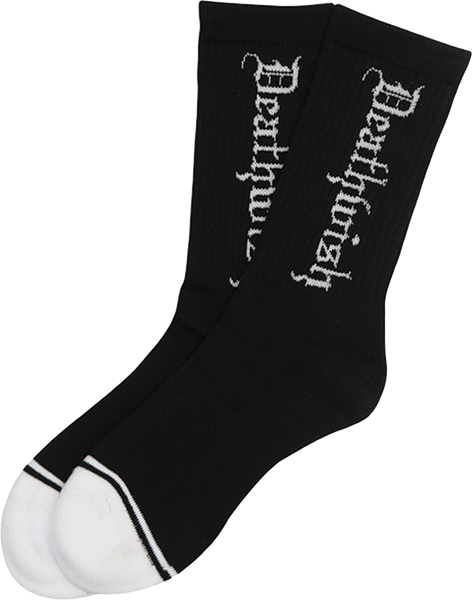 Deathwish Skateboards Sock of Death Crew Socks Black OSFA