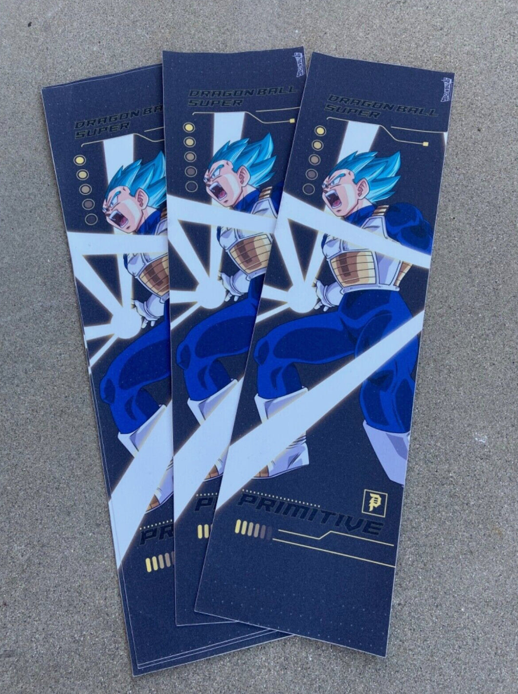 Primitive Skate x Dragon Ball Super Vegeta Race Grip Tape 9