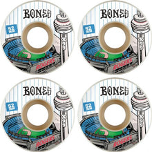 Load image into Gallery viewer, Bones Wheels TJ Rogers XF V1 Centre Natural Skateboard Wheels - 54mm 99a (Set of 4)