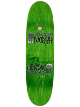 Load image into Gallery viewer, Heroin Skateboards Merged Egg Deck 8.88 x 31.9 Asst, Stains
