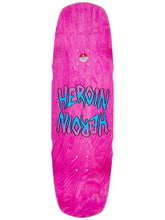 Load image into Gallery viewer, Heroin Skateboards Seeing Double Mutated Gold Deck 9.5 x 32