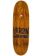 Load image into Gallery viewer, Heroin Skateboards Space Egg 3 Deck 10 x 32.625 Glow In The Dark
