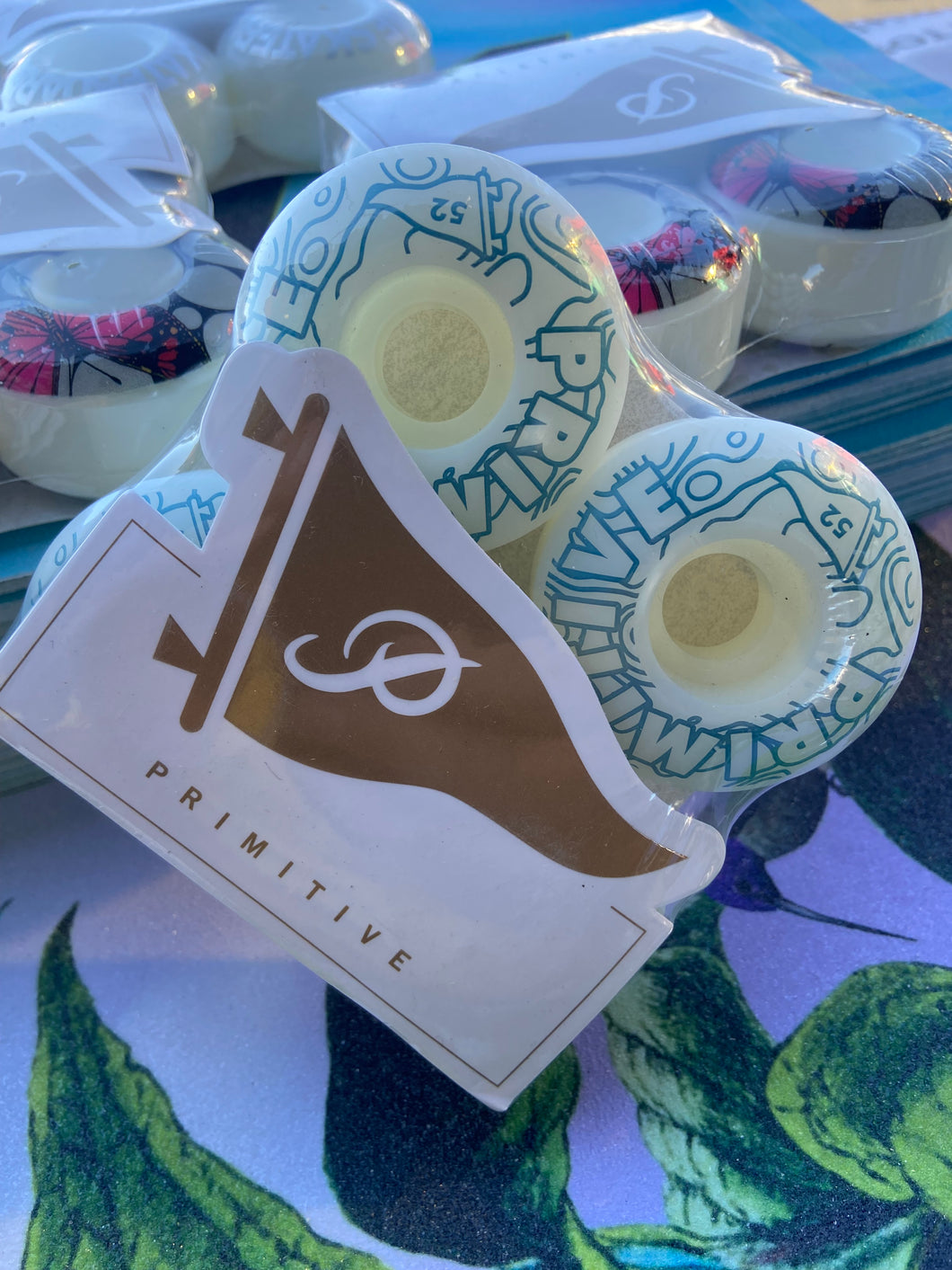 Primitive Skate Map Skateboard Wheels 52mm