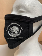 Load image into Gallery viewer, LOS CABRONES FACE COVER ESTAMOS UNIDOS CABRONES color black