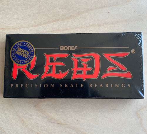 REDS BONES SKATEBOARD BEARINGS PACK OF 8 BEARINGS