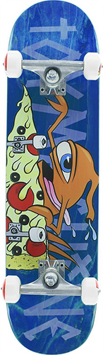 TOY MACHINE SKATE PIZZA SHREDDER 7.75 COMPLETE SKATEBOARD