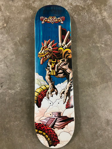 Los Cabrones Skateboarding Deck The God Quetzalcoatl 8.0