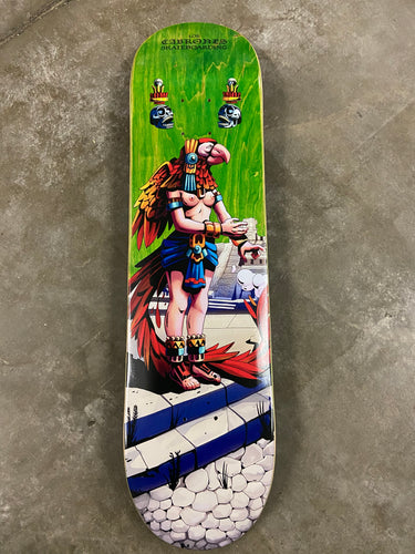 Los Cabrones Skateboarding Deck La Bruja Guacamaya 8.0