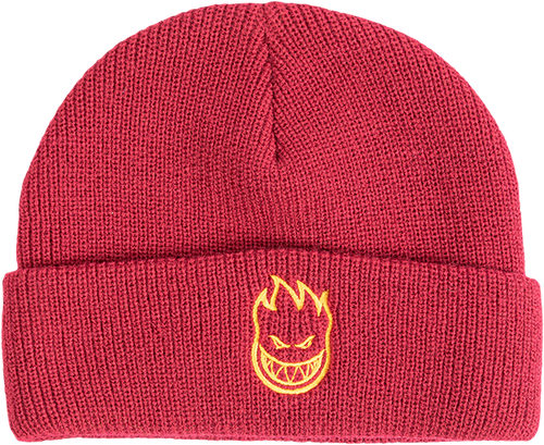 Spitfire Bighead Dark Red & Gold Beanie